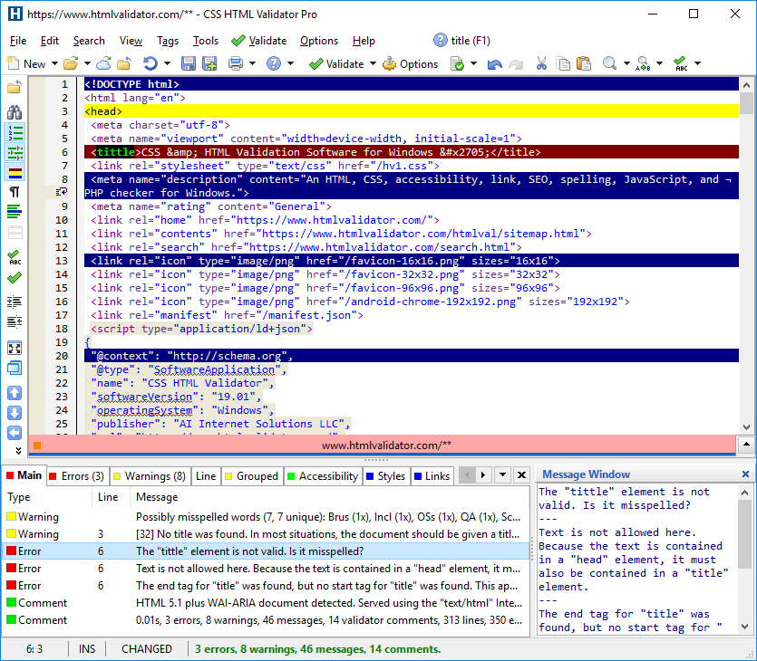 CSS HTML Validator Pro 2020